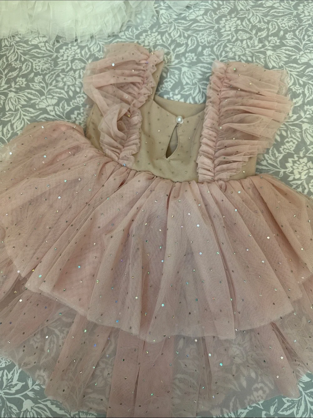 Pink Sparkle Tulle Kids Costume Dress